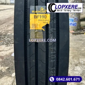 Lốp Blacklion BF190 12r22.5 gai xuôi thẳng 18PR giá tốt