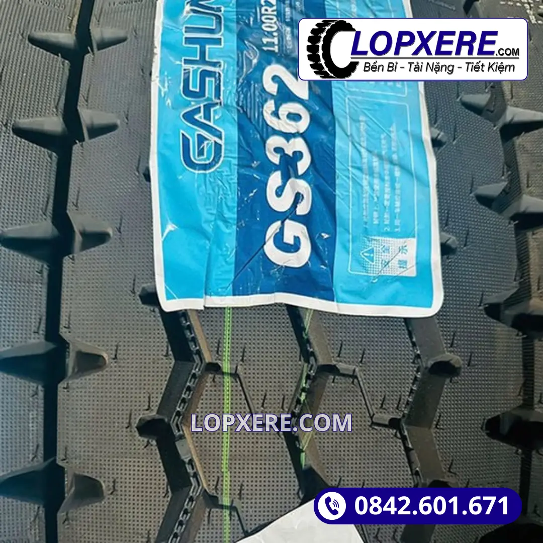 Lốp Gashun GS362 11.00R20 gai xuôi hỗn hợp - Lốp Xe Rẻ
