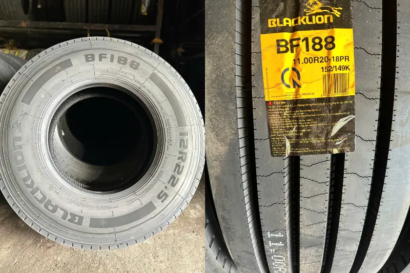 Lốp xe tải Blacklion có giá dao động từ 5 đến 8 triệu đồng cho 1 chiếc lốp