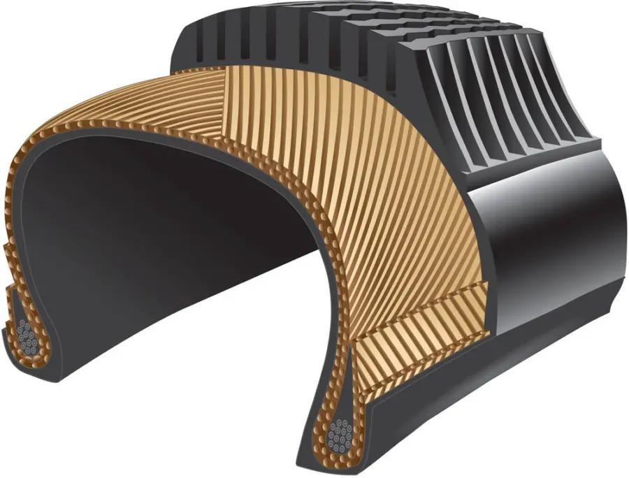 Cấu tạo của lốp bố vải (lốp bố nylon)