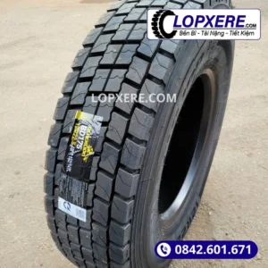 Lốp Blacklion BD175 12R22.5 gai xuôi hỗn hợp 18PR