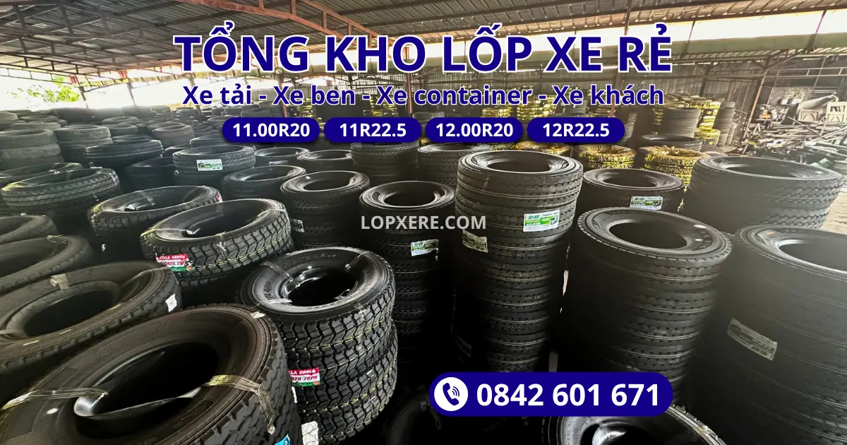 Tổng kho lốp xe tải giá rẻ chất lượng tốt