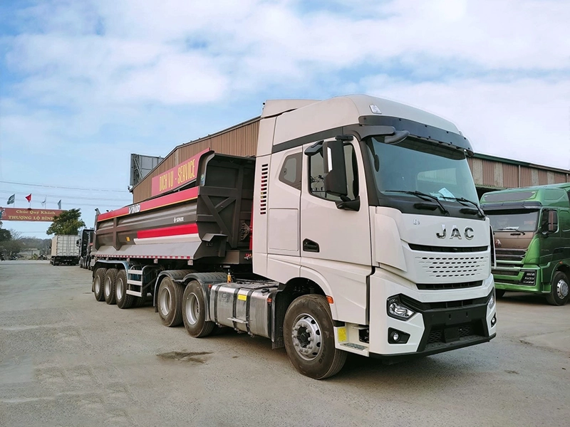 Xe đầu kéo JAC Q7 sử dụng lốp 12r22.5
