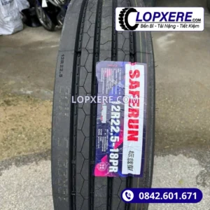 Lốp Saferun XR907 12r22.5 gai xuôi thẳng giá tốt
