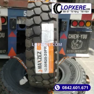 Lốp xe tải Maxzez 12.00r20 gai ngang 20PR giá tốt