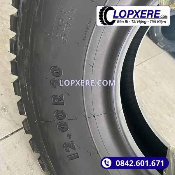 Lốp xe tải Toprunner 12.00r20 gai xuôi hỗn hợp 20PR giá tốt