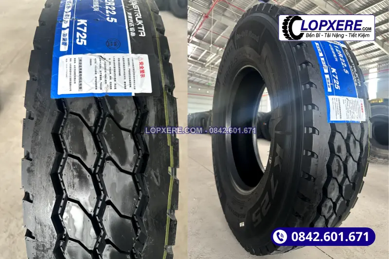 Lốp 12 không săm Konstrukta K725 tại Lốp Xe Rẻ