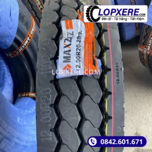 Lốp Maxzez MA226 12.00r20 gai xuôi hỗn hợp 20PR giá tốt