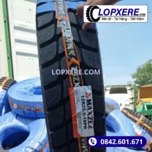 Lốp Maxzez MD666 12r22.5 gai ngang 18PR giá tốt