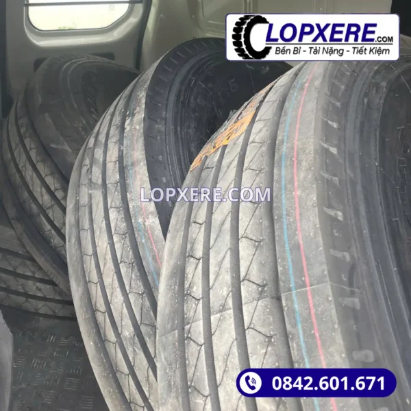 Lốp xe đầu kéo 12r22.5 Maxzez MF116 gai xuôi thẳng 18PR giá tốt