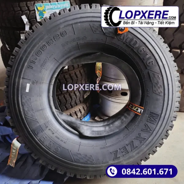Lốp xe tải Maxzez MD616 11.00r20 gai ngang 18PR giá tốt