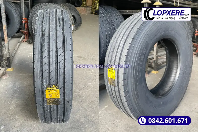 Lốp xe tải không săm cao cấp Blacklion BT165 12r22.5