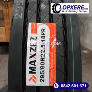 Lốp xe 295/80r22.5 Maxzez MF116 gai xuôi thẳng 18PR giá tốt