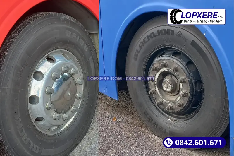 Lốp xe khách Blacklion BF188 12r22.5 cho xe chạy tuyến Bắc - Nam
