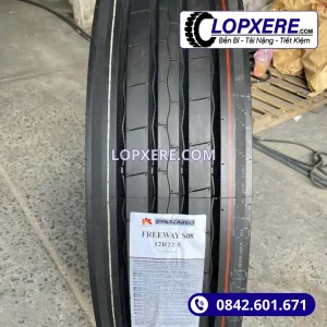 Lốp Dynacargo S08 12r22.5 gai xuôi thẳng 18PR giá tốt