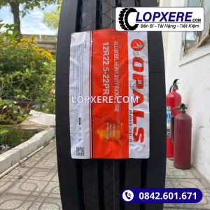 Lốp Opals OP208A 12r22.5 gai xuôi thẳng 22PR giá tốt