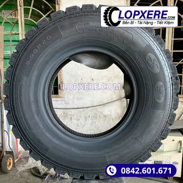 Lốp xe ben 9.00r20 Gashun GS131 gai bệt 18PR giá tốt