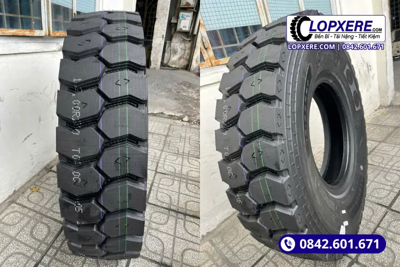 Lốp xe ben Gashun có giá bán vào khoảng hơn 6 triệu đồng