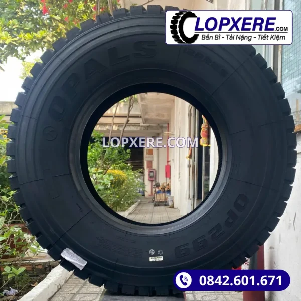 Lốp xe tải Opals OP299 12r22.5 gai ngang 22PR giá tốt