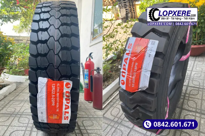 Lốp xe tải Opals cung cấp đầy đủ các kích thước phổ biến