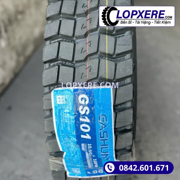 Lốp Gashun GS101 10.00r20 gai ngang 18PR giá tốt