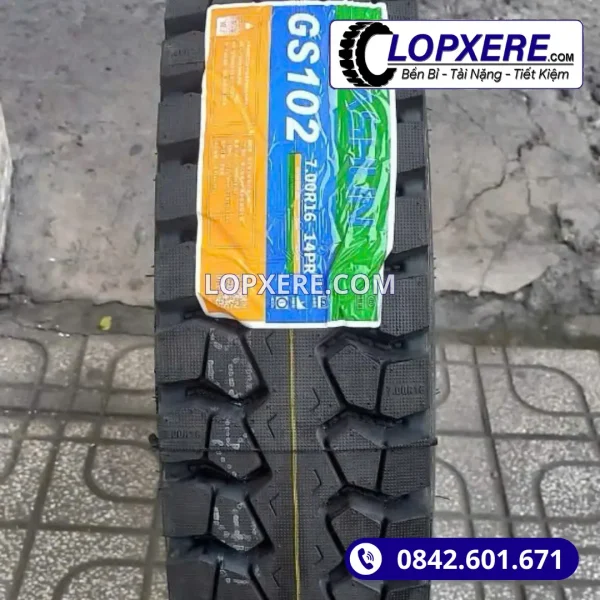 Lốp Gashun GS102 7.00r16 gai ngang 14PR