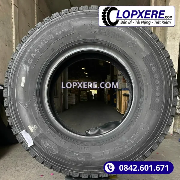Lốp xe ben 10.00r20 Gashun GS101 gai ngang 18PR giá tốt