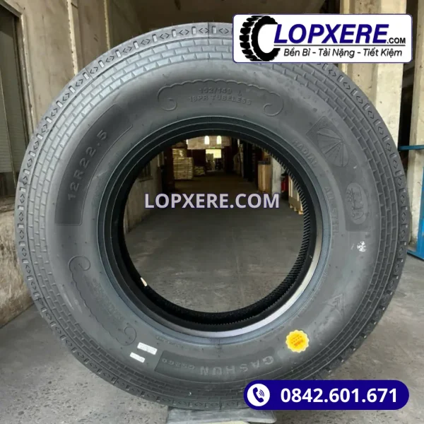 Lốp xe tải Gashun GS260 12r22.5 gai xuôi thẳng 18PR