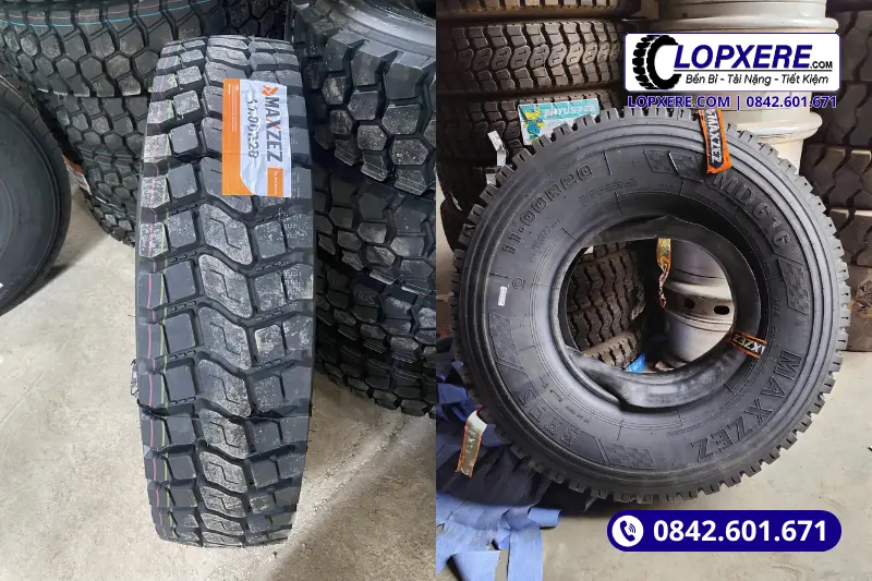 Mã gai MD616 của vỏ Maxzez kích thước 11.00r20