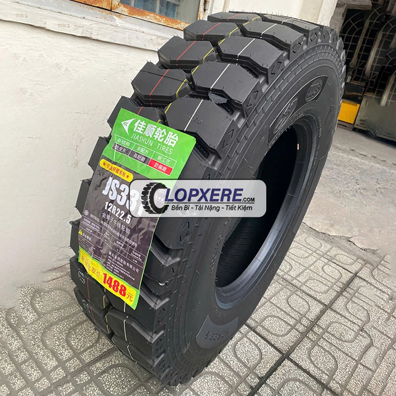 Lốp Jiashun 12r22.5 JS331 gai bệt 18PR giá tốt
