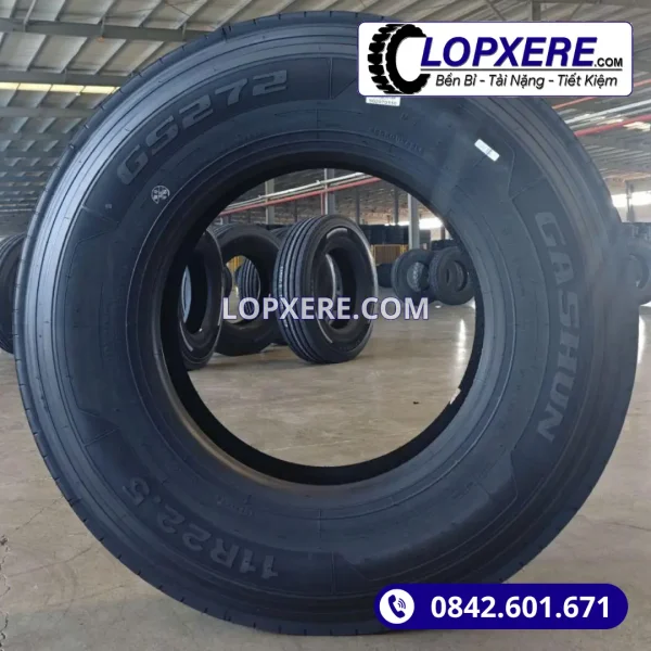Lốp xe đầu kéo Gashun GS272 11r22.5 gai xuôi 18PR giá tốt