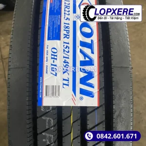 Lốp Otani OH107 12r22.5 gai xuôi thẳng 18PR giá tốt